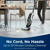 BISSELL CrossWave Cordless Max All in One WetDry Vacuum Cleaner and Mop for Hard Floors Area Rugs Black 2554A 240412