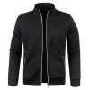 Ceketler Erkek Windbreaker Kış Spor Koşu Ceket Gym Sweatshirt Erkekler Spor Palto Sıcak hırka egzersiz fitness ceketler adam spor salonu kıyafeti