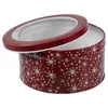 Aufbewahrung Flaschen Weihnachten Zinnbox Clear Container Deckel Candy Jar Cookie Container Eisenkind Keks
