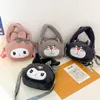 Anime Cartoon Series New Lomi e Meile Plush Toy ombro único Bolsa Crossbody Bol