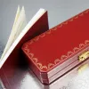 Długopisy luksusowe CT Wysokiej jakości czerwone pudełko dla Pusty Ballpoint / Roller Ball Pens z instrukcją gwarancji