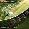 Solar LED Light 2 Modes Outdoor Waterproof Sunlight Powered Landscape Butterfly Lawn Lights Garden Decor Lamp