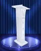 Clear Acrylic Lectern Podium Plexiglass Pulpit Glass Crystal Transparent Acrylic Toastmasters Party el Wedding Ceremony Guest R8802372