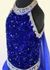 Crystals Girl Pageant Robe 2023 avec Cape Ballgown AB Stone White Mariffon Little Kid Birthday Form Form Farty Robe Toddler Teen Pret4793879