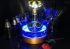 Ice Buckets And Coolers LED Bucket Chargeable Color Changing Wine Cooler Crown Champagne Holder Drinks Beer Rack BarWeddingHome 4104868