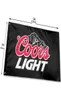 Coors Light Beer Label Flag 150x90cm 3x5ft Impressão de poliéster Club Equipe Esportes Indoor com 2 itens de Brass4108650