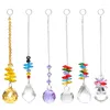 Dekorativa figurer JFBL Suncatcher Crystal Chandelier Suncatchers Prismor hängande prydnad Rainbow Maker för presentträdgårdsdekoration