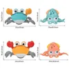 Animali elettrici/RC Childrens Escape Escape Octopus Crampe Toy Baby Baby Pet Music Education Educazione Natale Regalo Childrens Toyl2404