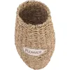 Vaser Dry Vase Rattan Pots Tabletop Centerpieces Natural Flower Planter Rustic Container Woven Creative Arrangement