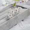 Clips de cheveux Blijery Accessoires de mariage nuptiale Bijoux de fleurs en cristal en fausse perle pour femmes