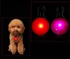 100 stcs Multi -kleuren LED PET Hondenkraagkraag Licht Tag kleurrijke knipperende lumineuze benodigdheden Glow Safety Xmas Pendant LL