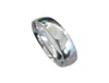 Classique masculin réelle or blanc couleur 6 mm titanium en acier femmes hommes de mariage en argent anneau top qualité ne pas fondre les bijoux de mariage 5310540