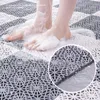 Mattes de bain 1 pièce 30x30cm tapis ménage mosaïque creux étanché