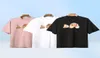 23SS Menções Mulheres Teddy Bear Tshirts Tshirts preto Tee rosa branca Men Womens Palm Palm Top Manga curta Tees Designer Cotton Roupos de algodão 2022512828