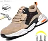 Veiligheidsschoenen Werk 2022 Nieuwe sneaker stalen teen mannen onverwoestbaar ademende lichte sneakers punctie -proof laarzen L2209218530389