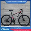 Fietsen ride-ons aluminium legering mountainbike 29 inch 21/20/27 speeds dubbele schijfrem cross-country fiets fiets 29inch l47