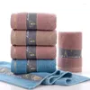 Towel 5Pcs/Set Dark Color Thicken Cotton Face Bath Household Daily Cleaning Product Sets Home Textile