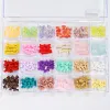 Decals 24style*5/10pc 3d Nail Alloy Germ Rhinestone Jewelry Charms Heart/rose Diy Colorful Manicure Geometric Crystal Nail Decor 400pcs
