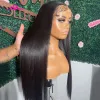 Highlight Pink Brown Straight 5X5 Lace Closure Wigs Human Hair For Black Women Transparent 13x4 13X6 Straight Lace Frontal Wig