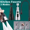 3 in1 cucina estrarre ugello spruzzatore di spruzzatore aspirale resistente ad acqua salva