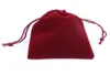 20pcslot Jewelry Bag Velvet Pouch Gift Bags With Drawstring Jewellery Packaging Whole Jewelry Pouches5996695