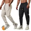 Pants 2023 Men's Winter Pants Thick Warm Sweats Thermal Lined Jogger Fleece Pants Big Trouser Male Plus Size Work 3XL black