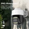 PTZ -Kamera für Sicherheitsprotekte Kamera 4K POE PTZ CCTC Outdoor Bidirectional Audio 8MP Überwachungskamera wasserdichtes externes Video -Überwachung Kit C240412