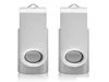 Silver 32GB USB 20 Flash Drives Rotating Swivel Thumb PenDrives 16gb Folding Memory Stick for Computer Laptop Macbook Tablet9425799