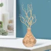 Fleurs décoratives 4 PCS FAUX PLANTES SIMULÉS TRIMES DE FALUES BRANCHES DÉCORS À L'AUTOM