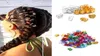 Sacs de rangement 100 pcsbag Hair Dred Traids Gold Silver Micro Lock Tube Beads Cuffs Ajustement Cups pour accessoires africains4997261