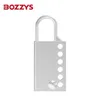 Bozzys met het label Steel Lockout HASP met 6-holes en haak om een enkele lockout te beveiligen