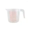 Pişirme Aletleri 3pcs Plastik Ölçüm Kupası 250/500/1000ml Net Ölçek Şeffaf Kupa Tutucu Göster Spout Spout 3Sizes Cihaz