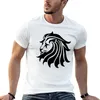 Herrtankstoppar Kopia av Tribal Lion Profile Tattoo Style T-shirt Söta djur Prinfor Boys T-skjortor för män
