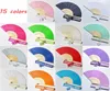 50pcslot personalized folding hand fans wedding favours fan party giveaways with Exquisite gift box packaging4181803