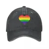 Ball Caps Pride Flag Heart Cowboy Hat Beach Hood Women's Hats Men's