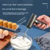 Werkzeuge drahtlose tragbare elektrische Lebensmittelmixer Automatische Schneebesen Eierschläger Backkuchencreme Butter Whipper Handmixer mit 2 Mischstange