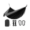 Camp Furniture Materials Ultralight Travel Camping Hammock Easy To Set Up Suitable For Anywhere Made With Black