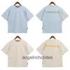 High-End-Designer-Kleidung für PA-Winkel trendy zurück invertierte Buchstaben Kurzarm T-Shirt Herren und Damen High Street Halbärmel-Hemd mit 1: 1 Original-Labels