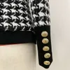 Giacche da donna Autunno/Inverno Coot Leone Button Bright Spesso Tweed Thousa Burd Cardigan Giacca