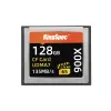 Tarjetas Kingspec Compact Flash Tarjeta CF Card 64GB 128GB Tarjeta de memoria Flash 135 MB/S Tarjeta de memoria para Full HD 3D 4K Video Camera