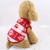 Vestuário para cães trajes de inverno elegante e quente natal de quatro pernas cães roupas de veado de veado tamanho vermelho m