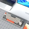 Tangentbord 2023 T60 Mekaniskt spel Keyboard Blue Switch 63 Tangent USB Wired Gaming Keyboard med 18 RGB -lampor Effekt för stationär PC -spelare