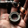 Decompression Toy LAUTIE Mechanic C Pro Paragraph Finger Ring Copper Zirconium Fingertip Gyroscope Ratchet Magnetic Toys Decompression EDC 240412