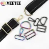 2SETS 16-38 mm Filla sacca in metallo per cinghia a tre glide slider d zibs class collare per cani ganci per cuciture fai-da-te accessori per cucire fai-da-te