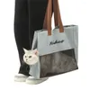 Cat dragers huisdier canvas tas carrier ademende transporter draagbare puppy reizen klein