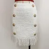 Dwuczęściowa sukienka jesienna/zimowa krótka spódnica wełniana polarowa frędzla grube kwiat seksowna owinięte bioder
