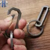 Keychains s/l Titanium light Key Ring Hung Hung Outdoor EDC Tool Keychain Pocket Titanium