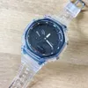 フル機能の腕時計GA LEDデュアルディスプレイ男性女性ガールカジュアルスポーツエレクトロニックアナログレディース防水時計ショック01
