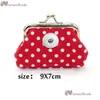 Bangle 6 Colors 18Mm Snap Button Jewelry Dot Spot Coin Purses Small Wallets Pouch Kids Girl Womens Money-Bags For Gift Qb618 Drop Deli Otifq