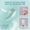 Nailpop 600pcs Soft Gel Tips for Nails Acrylic Material Short Medium Length Artificial Nail Capsule Accessories Tools